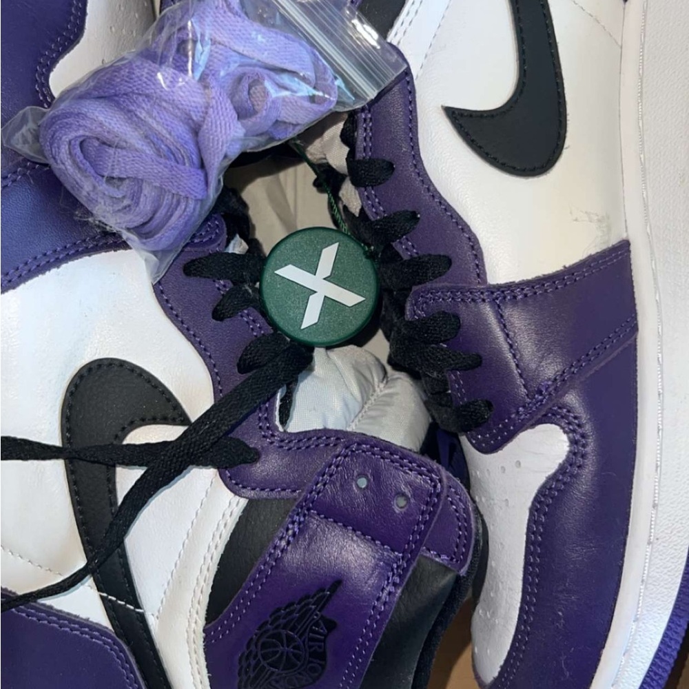 Air Jordan 1 Retro High OG “Court Purples” Perfect Condition, Comes with tag - Picture 6 of 7